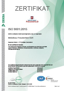 Zertifikat ISO-9001